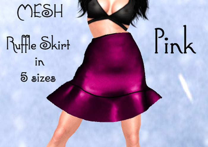 MESH Ruffle Skirt DEMO