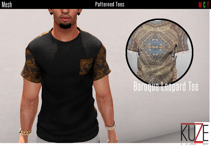 .kuZe. Baroque Leopard Tee