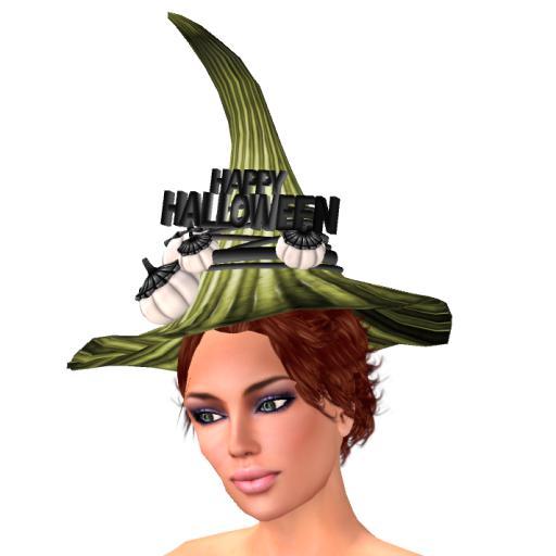 Purple Happy Witch Hat (no mod)