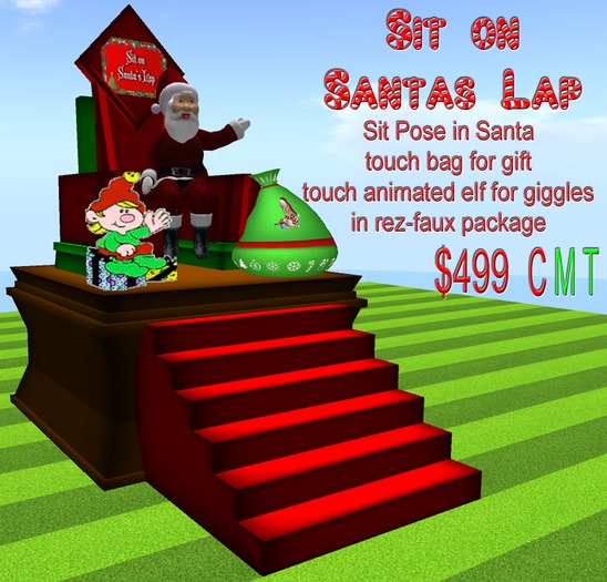 Box Sit on Santa's Lap