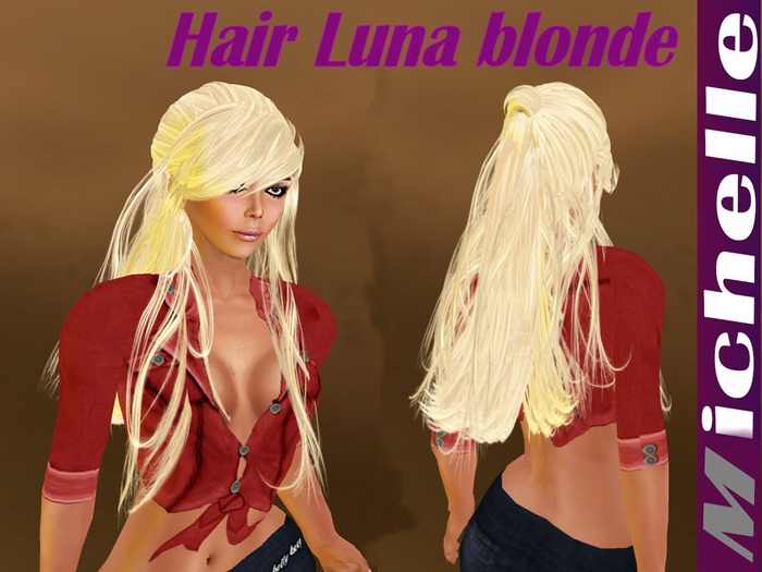 MMShop: Hair Luna blonde A