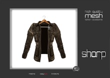 sharp by [ZD] - MESH - "Cole" Moto Jacket