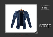 sharp by [ZD] - MESH - "Cole" Moto Jacket