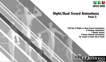 ~ Medusa weapons ~ RightDual Sword Animations Pack 5 (Boxed)
