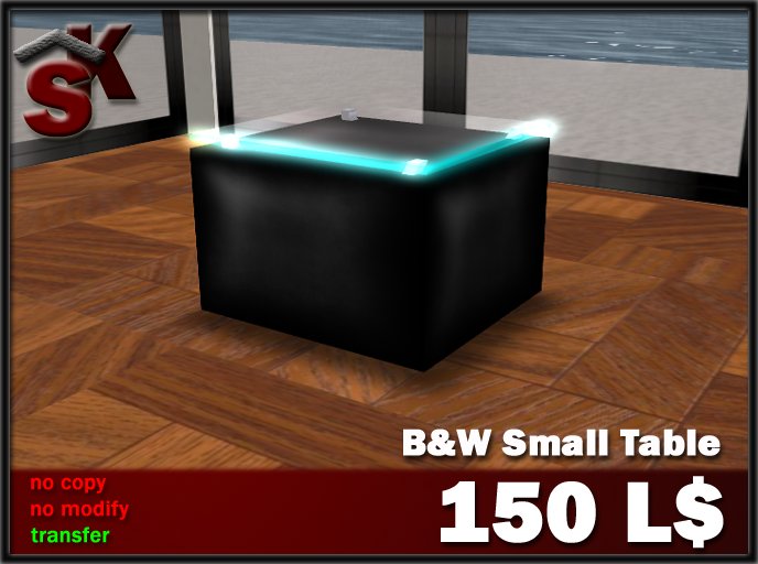 Black&White Small Table