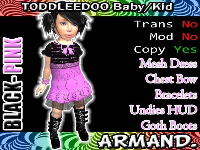 --ARMAND-- BARBED WIRE - BLACK-PINK