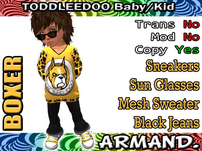 --ARMAND-- TINY BAD DOG - BOXER