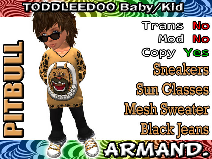 --ARMAND-- TINY BAD DOG - PITBULL