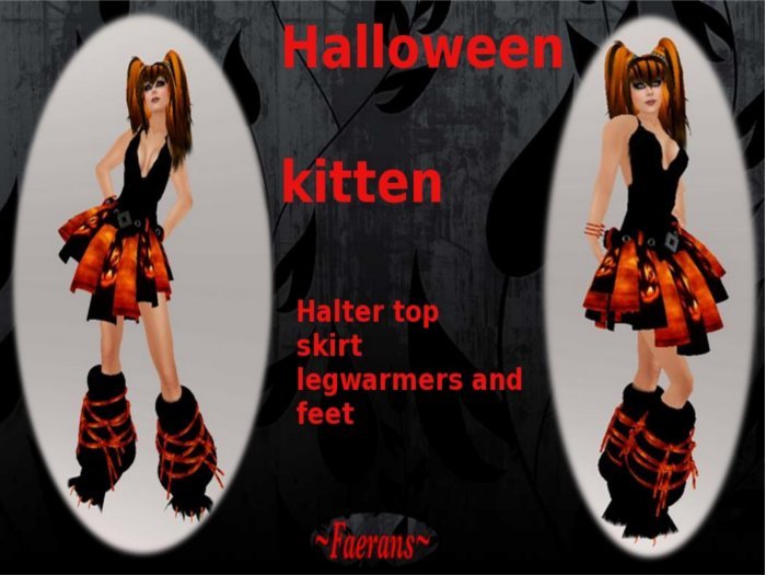 HALLOWEEN KITTEN OUTFIT