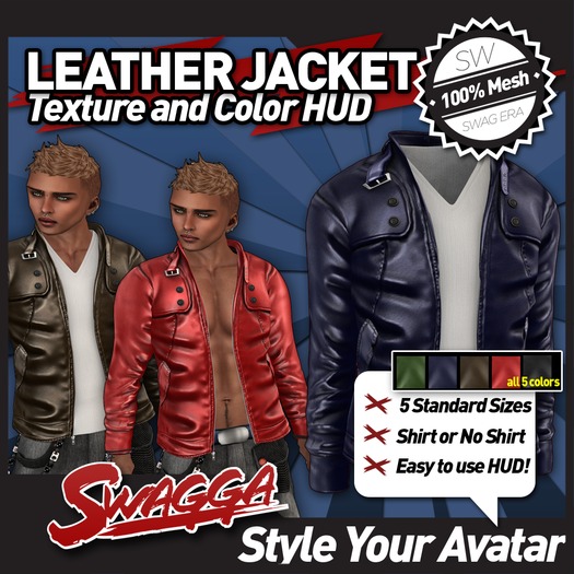 [SWaGGa] Leather Jacket (Boxed)