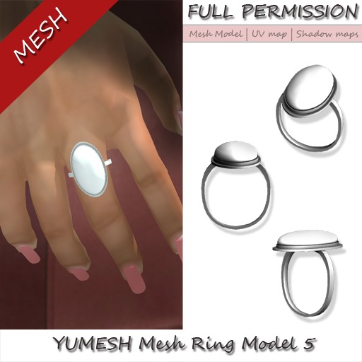 YUMESH mesh Ring #5 Full Perm
