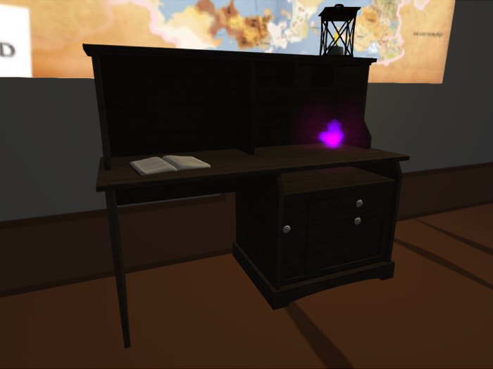 Dark Wood Desk