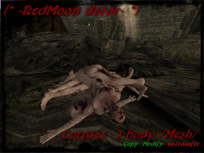 [* ~RedMoon decor~ *] Corpses  3 body /Mesh/