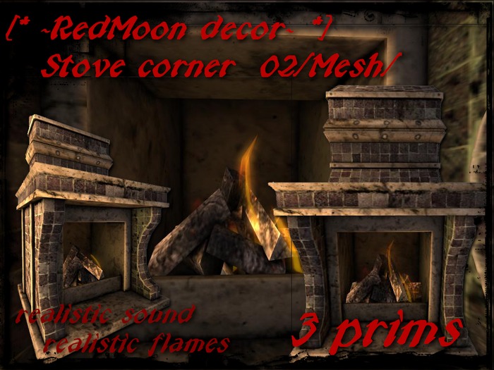 [* ~RedMoon decor~ *] Stove corner  02/Mesh/