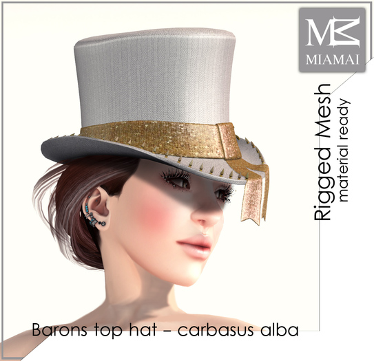 Miamai_Gatsby silk hat_unisex :::DEMO:::