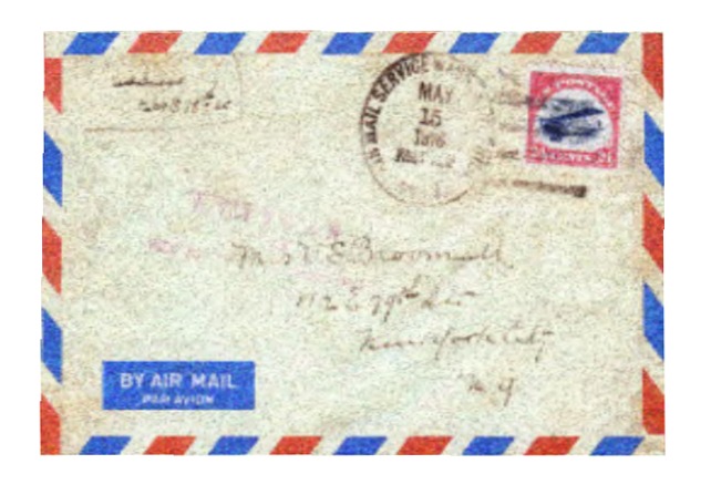 Rug - Air Mail Letter