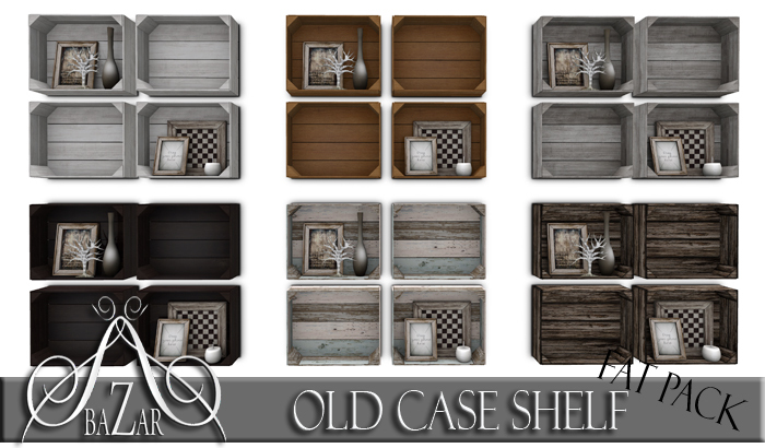 ~BAZAR~ Old Case Shelf-Fat pack
