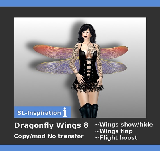 Unisex Dragonfly Wings 8