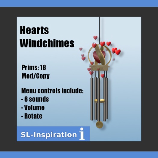 Hearts Windchimes 