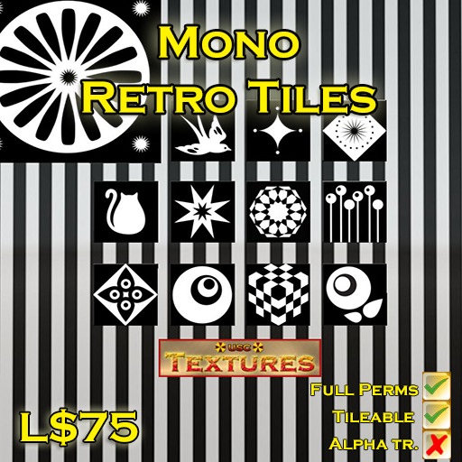 USC Textures - Mono Retro Tiles 