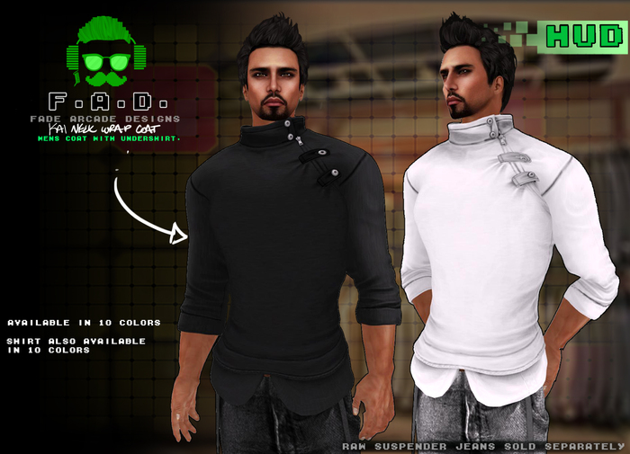 F.A.D. // Kai Neck Wrap Coat + HUD