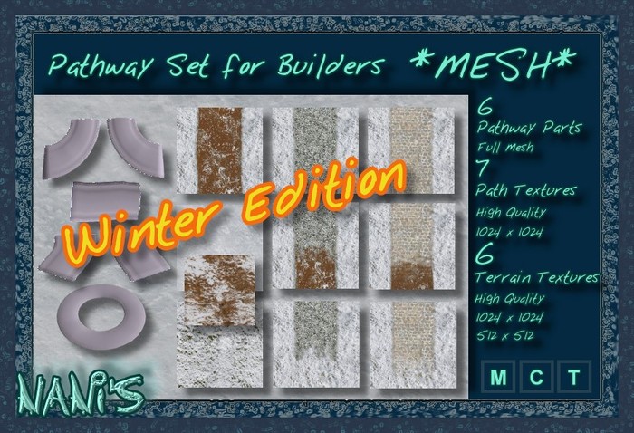 NANI's WEGE SET FÜR BUILDER FULL PERM *WINTER EDITION*