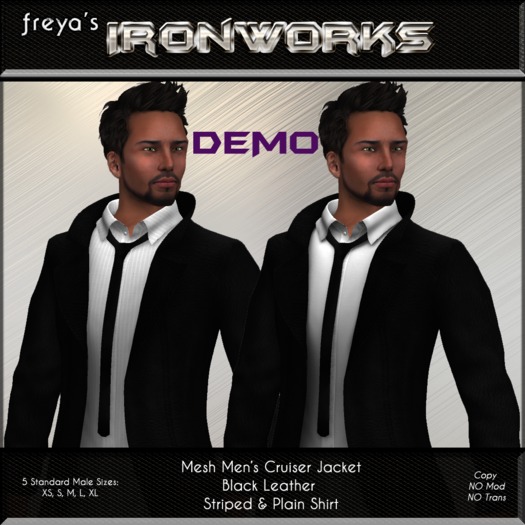 (BOX) Mens Mesh Cruiser Jacket - DEMO