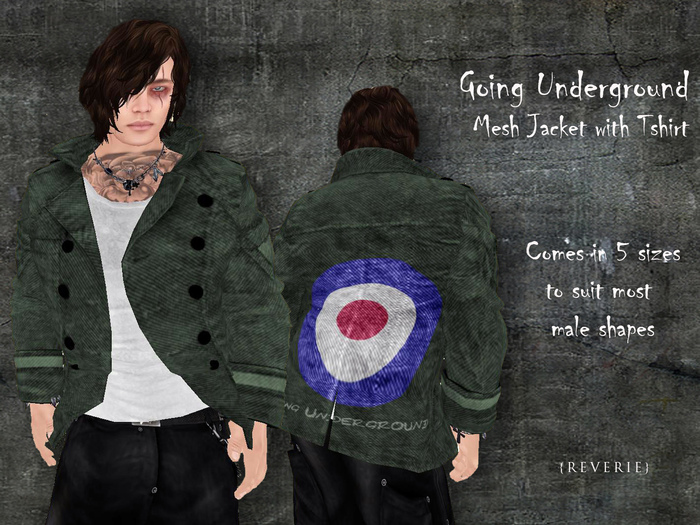 {REVERIE} Mesh Jacket - Going Underground