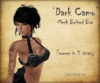 {REVERIE} Mesh Belted Bra - Dark Camo