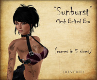 {REVERIE} Mesh Belted Bra - Sunburst