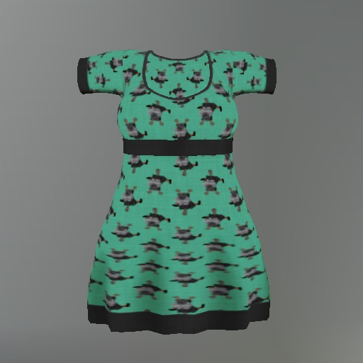 Aqua Witch Crash Mesh Dress box