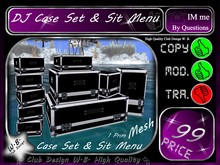 Mix 8 >> Mesh DJ Case Set * Sit Menu * 1Prim *