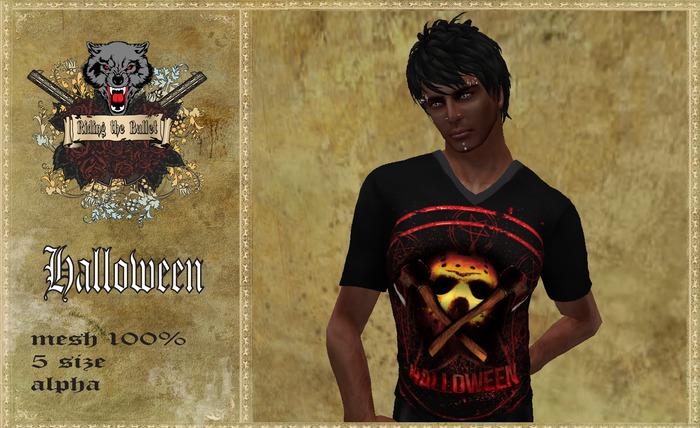<<Halloween Axe>>Mesh_Men's Gift