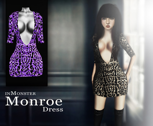 INMONSTER MONROE DRESS PURPLE