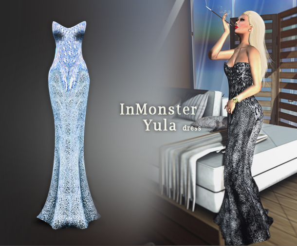 [InMonster] YULA Dress Blue