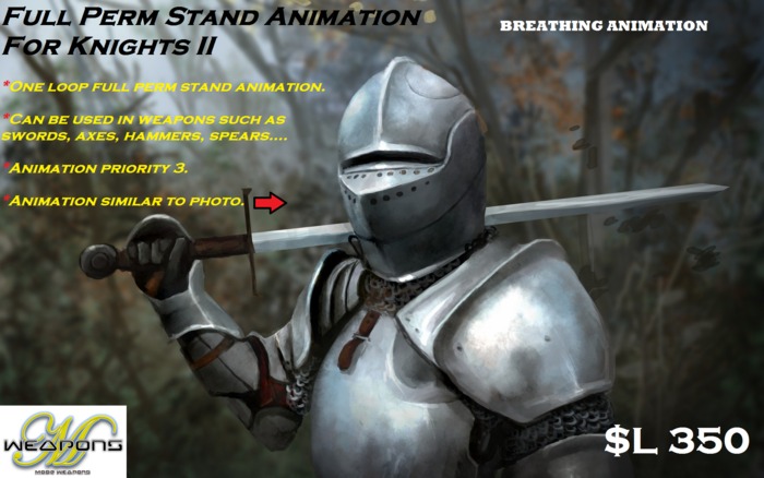 [MODE WEAPONS]Full Perm Stand Animation For Knights II (BOX)