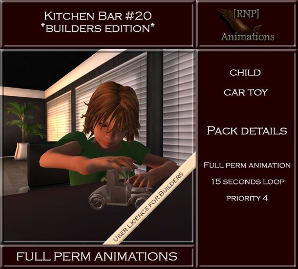 [RNP] Kitchen Bar #20_Child_Boy_CarToy 