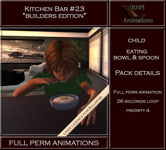 [RNP] Kitchen Bar #23_Child_Bowl_Spoon 
