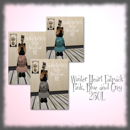 **BMI** Tiny Winter Heart Skirt Set FATPACK BOXED