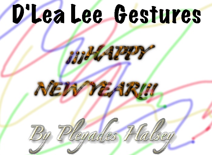 gesture HAPPY NEW YEAR