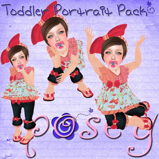 ~Posey~ Toddler Portrait Pack