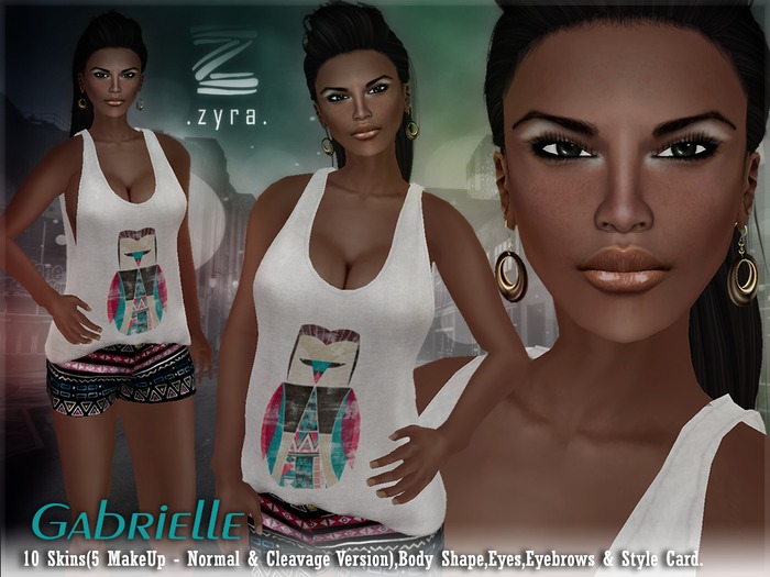 >> Zyra << GABRIELLE (10 Skins + Shape + Eyes + Style Card ++PROMO++ New Release!!