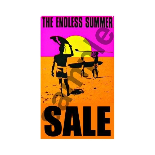 SURF SUMMER ENDLESS SALE SIGN