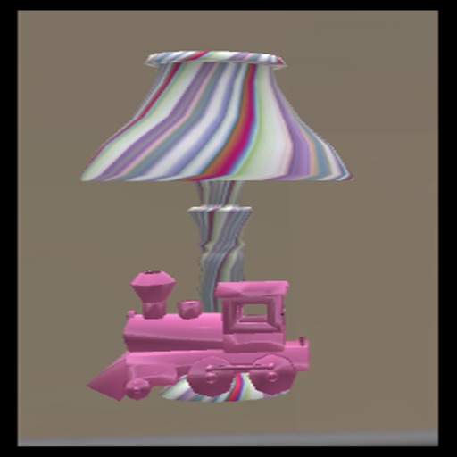 ABAJUR DE TRENZINHO ROSA