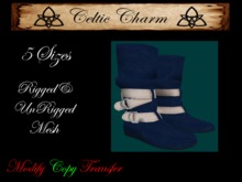 [!CC!] - Blue and White Boots