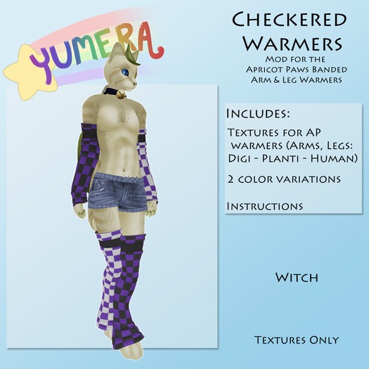 [Yumera] - AP Checkered Warmers - Pumpkin [boxed]