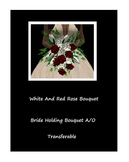 White And Red Primrose Bouquet *CHB*