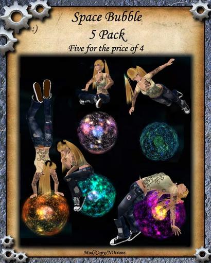 space bubble 5 pack Classic