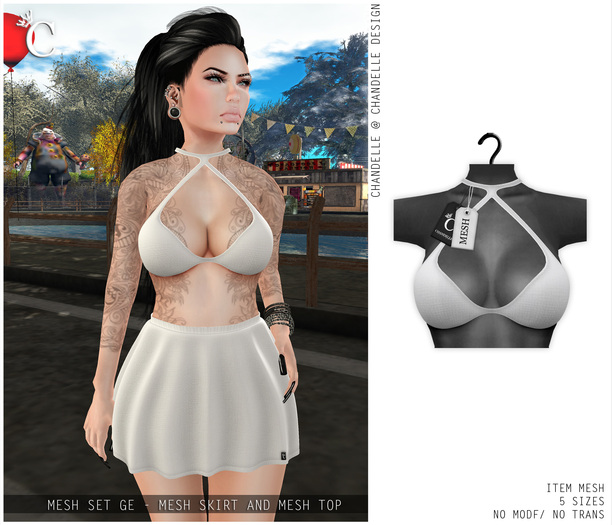 *C - Mesh top Ge (white)