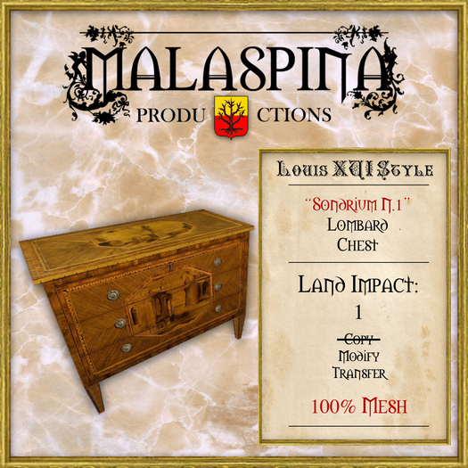 "Sondrium N.1" Lombard Chest